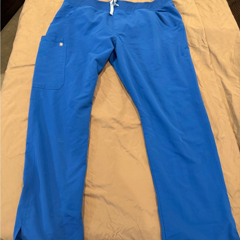 Figs Royal Blue scrub pants